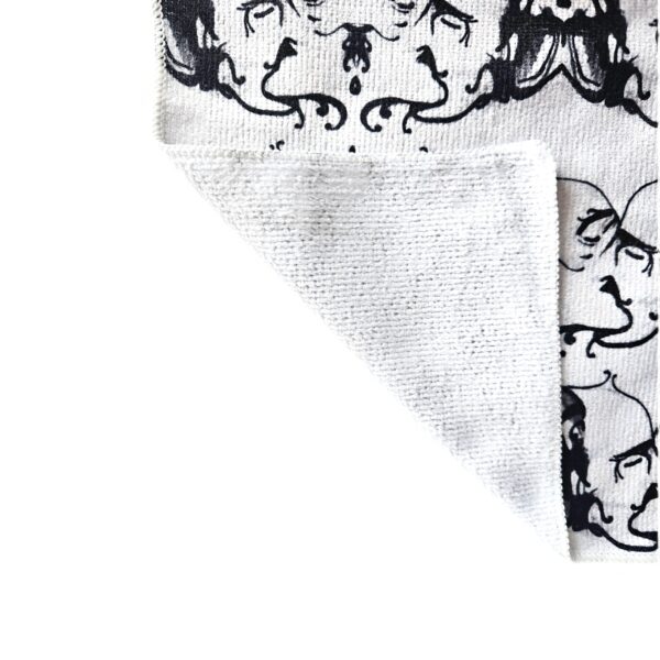 Black Broderie Tea Towel - Image 4