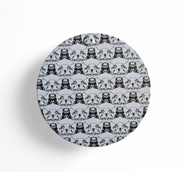 Black Broderie Mirror