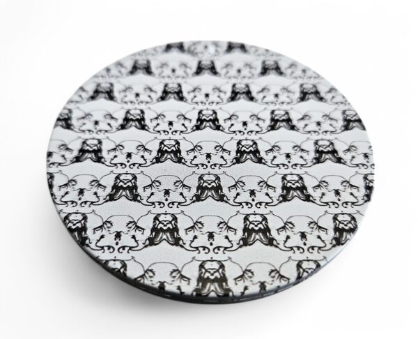 Black Broderie Mirror - Image 4
